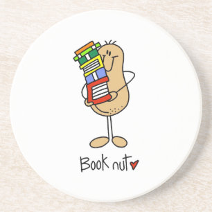 Book Nut T-shirts and Gifts Coaster