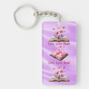 Book Of Hearts Key Ring