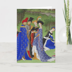 Book of hours mediaeval ladies & lords version 2 invitation