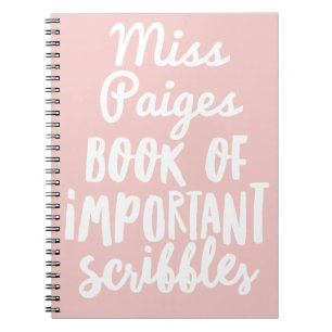 BOOK OF IMPORTANT SCRIBBLES