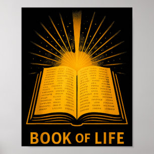 Book Of Life Christian Sritual Bible Verse Insred Poster