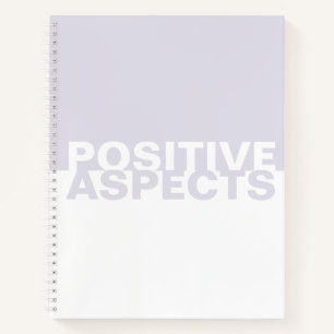 Book of Positive Aspects Two-Tone Notebook