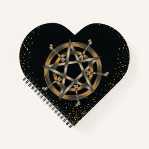 Book of Shadows Spiral Photo Notebook heart shaped
