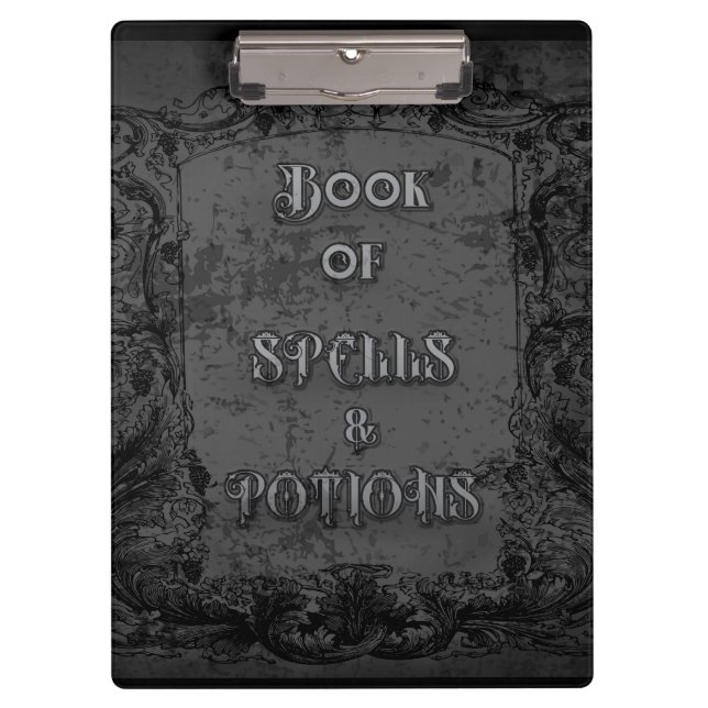 Book of Spells and Potions Clipboard (Front)