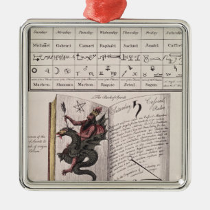 Book of Spirits Metal Tree Decoration