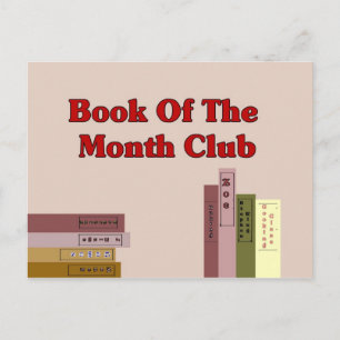 Book Of The Month Club Postcard