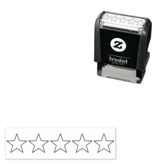 Book or Movie Review Journal 5 Star Rating Self-inking Stamp