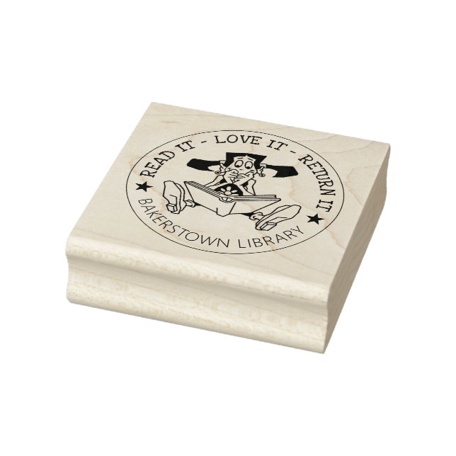 BOOK OWNER SEAL RUBBER STAMP (Stamp)