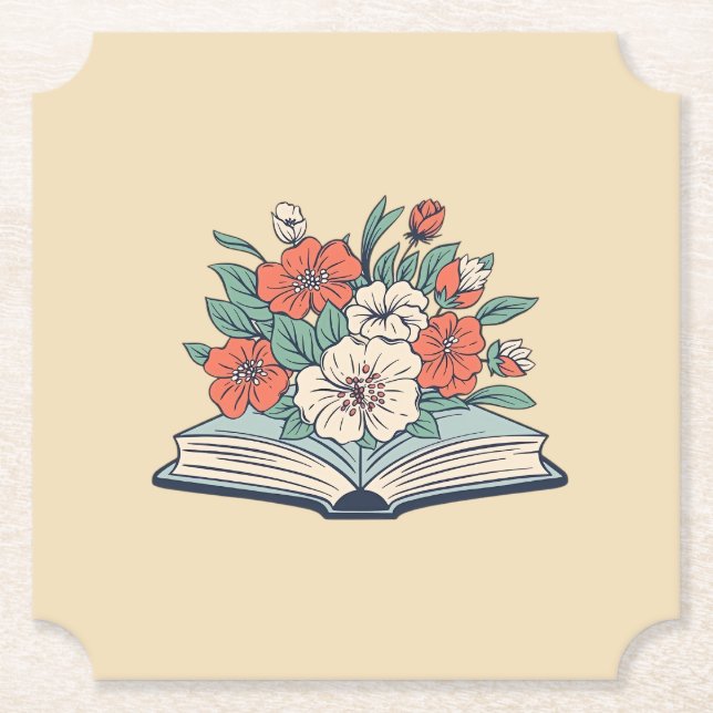Book Paper Coaster (Front)