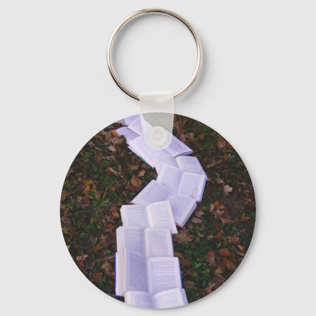 Book Path Reading Reader Key Ring (Front)