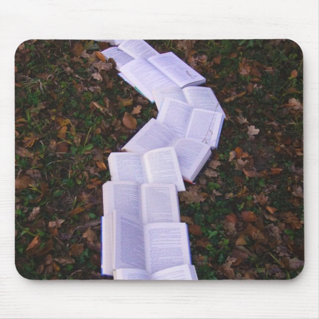 Book Path Reading Reader Mouse Pad (Front)