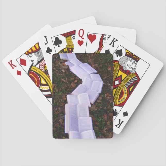 Book Path Reading Reader Playing Cards (Back)