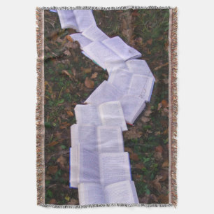 Book Path Reading Reader Throw Blanket