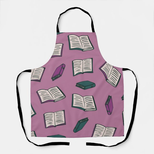 Book pattern apron (Front)