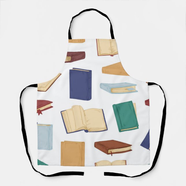 Book pattern apron (Front)