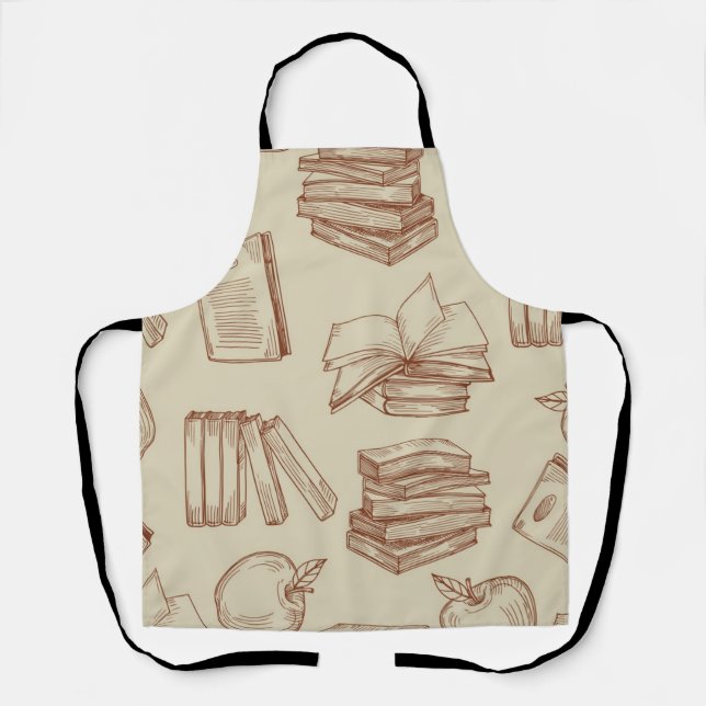 Book pattern apron (Front)