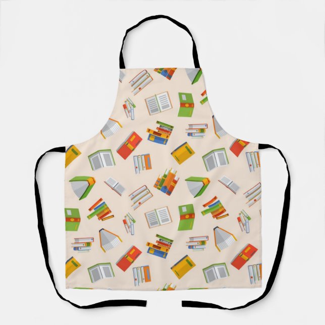 Book pattern apron (Front)