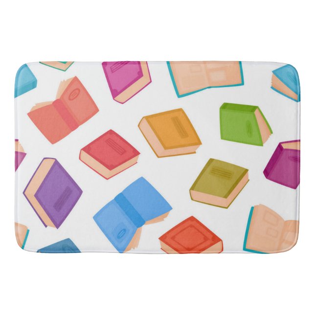 Book pattern bath mat (Front)