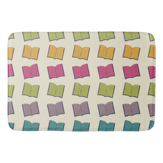 Book pattern bath mat (Front)