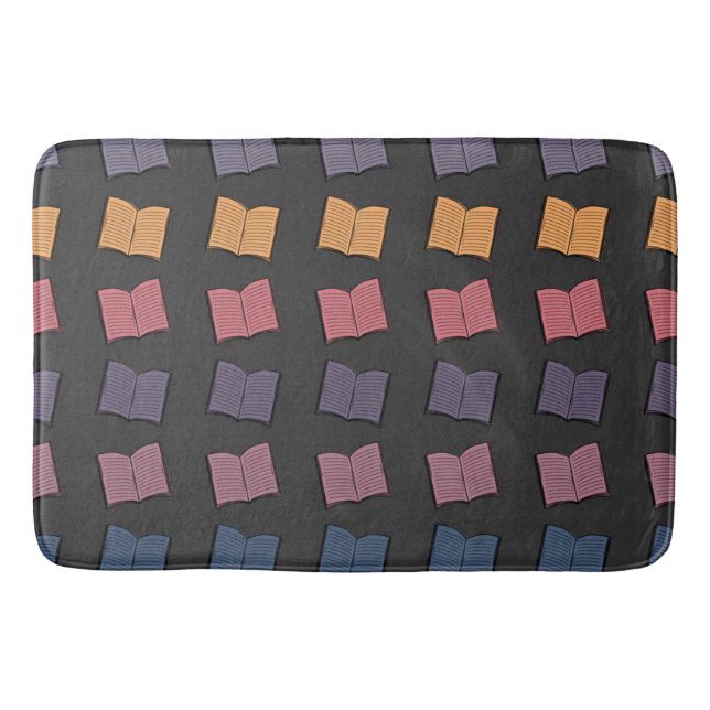 Book pattern bath mat (Front)
