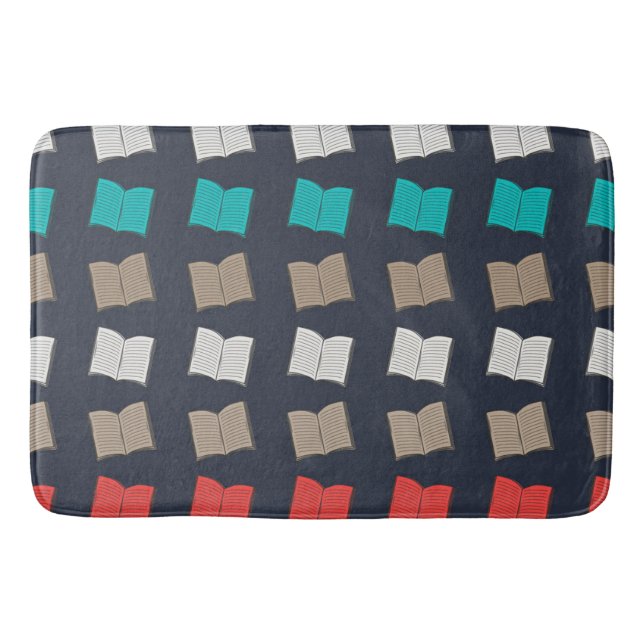 Book pattern bath mat (Front)