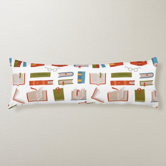 Book pattern body cushion (Front)