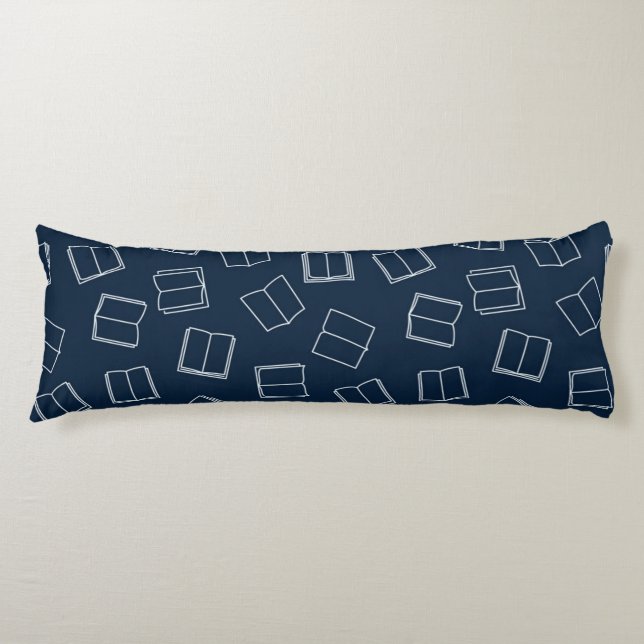 Book pattern body cushion (Front)