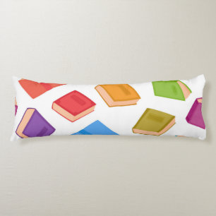 Book pattern body cushion