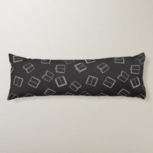 Book pattern body cushion