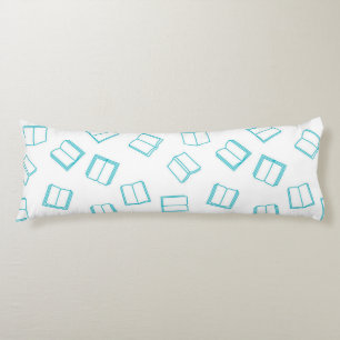 Book pattern body cushion