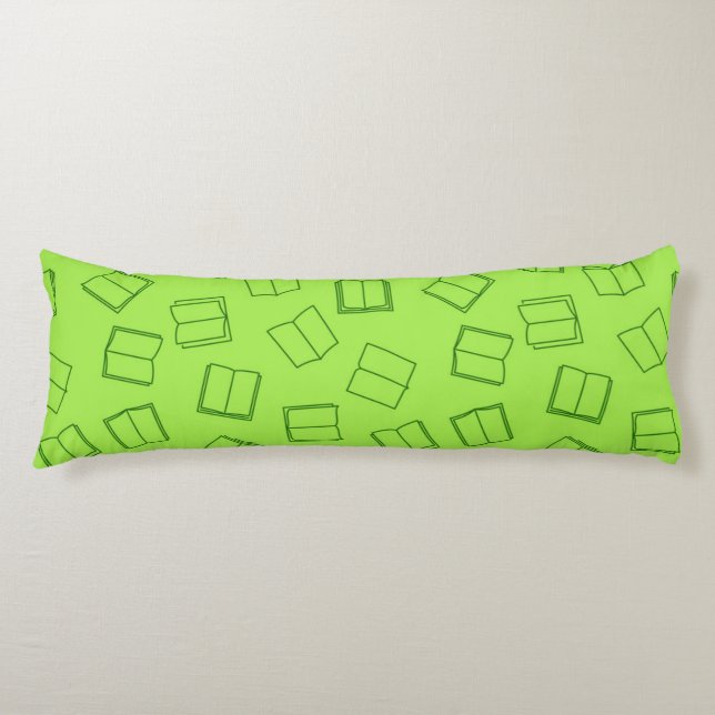 Book pattern body cushion (Front)