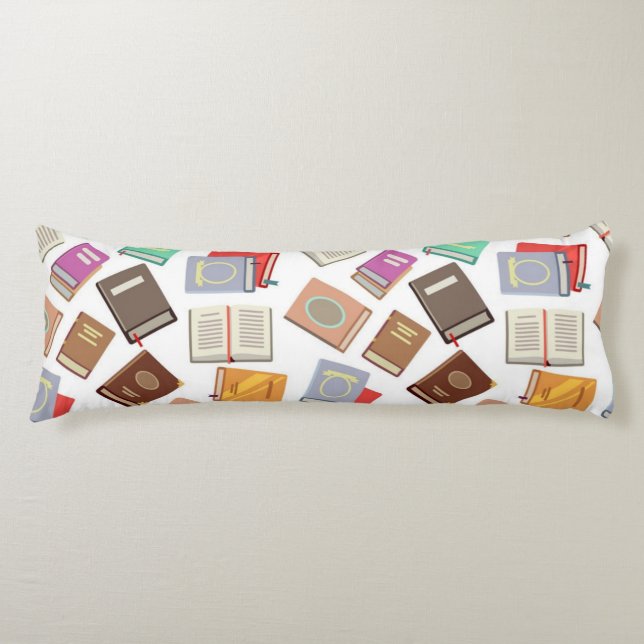 Book pattern body cushion (Front)