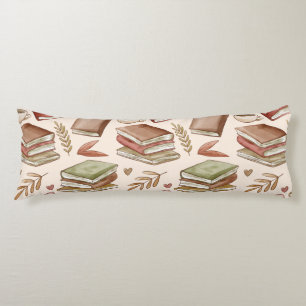 Book pattern body cushion