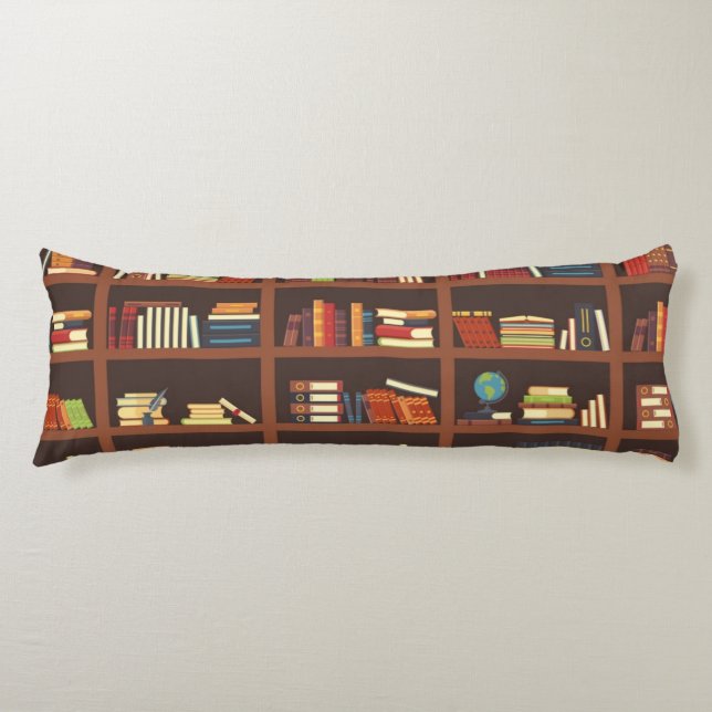 Book pattern body cushion (Front)