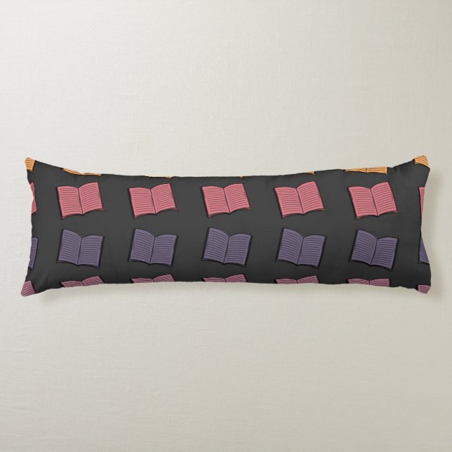 Book pattern body cushion (Front)