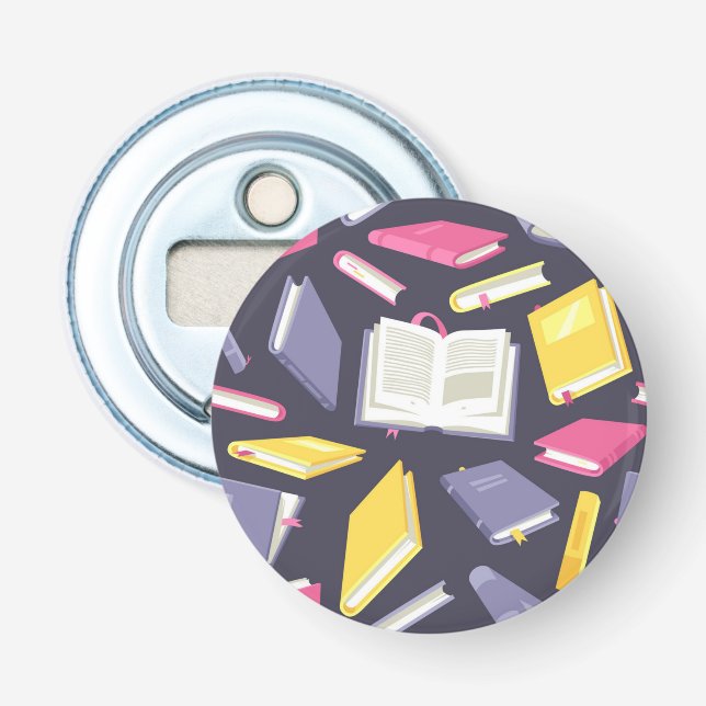 Book pattern bottle opener (Front)