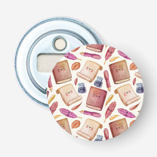 Book pattern bottle opener