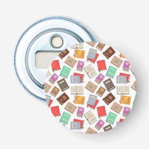 Book pattern bottle opener