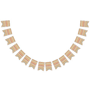 Book pattern bunting