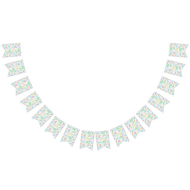 Book pattern bunting  (All)