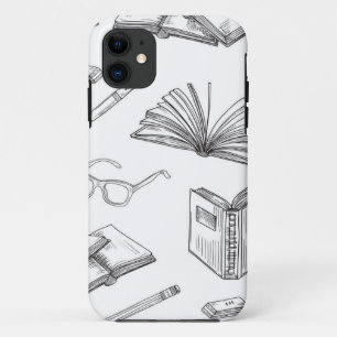 Book pattern iPhone 11 case