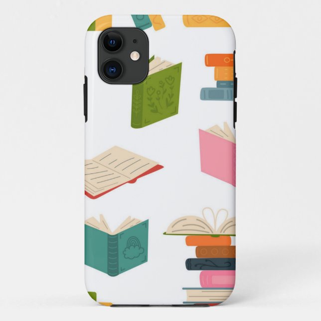 Book pattern Case-Mate iPhone case (Back)