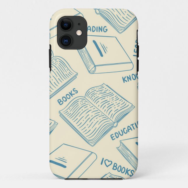 Book pattern Case-Mate iPhone case (Back)