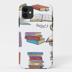 Book pattern iPhone 11 case