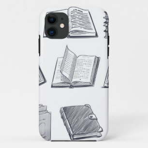 Book pattern iPhone 11 case