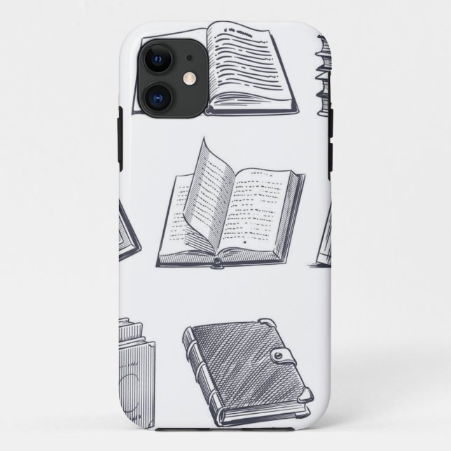 Book pattern Case-Mate iPhone case (Back)
