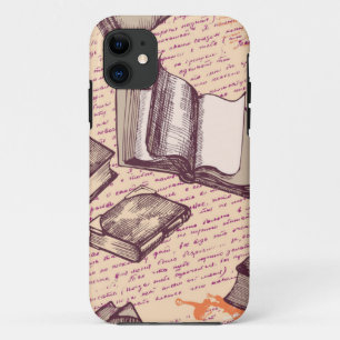 Book pattern iPhone 11 case