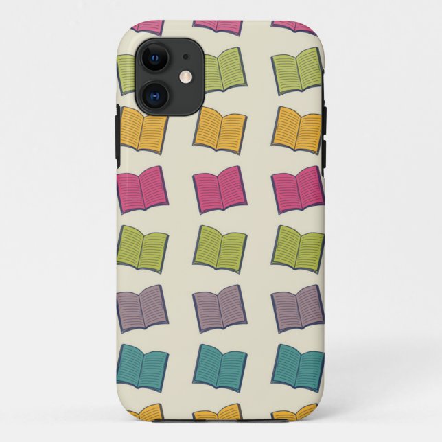 Book pattern Case-Mate iPhone case (Back)