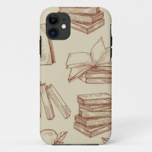 Book pattern iPhone 11 case