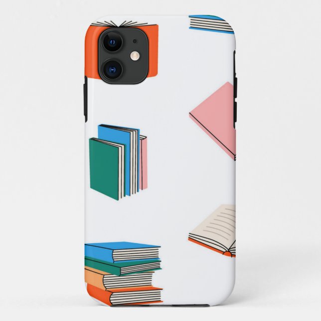 Book pattern Case-Mate iPhone case (Back)
